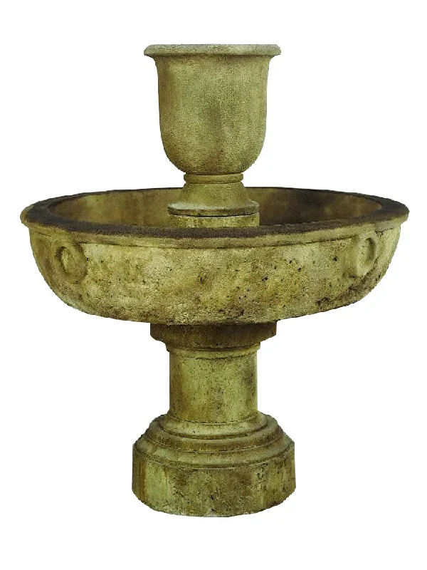Bottini Cast Stone Outdoor Garden Fountain