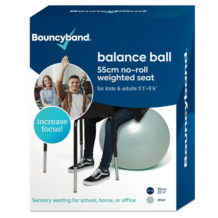 Bouncyband Balance Ball 55Cm Silver