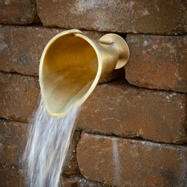 Brass Flower Spout