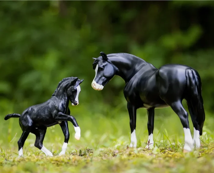 Breyer Traditional Series “Welsh Pony Mare and Foal | Nistar Blazing Kansas LOM & GTF Blazing Ethel”