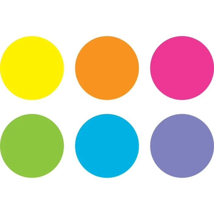 Bright Circles Floor Markers 7 Spot On