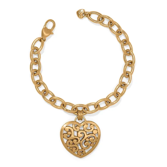 Brighton Contempo Heart Gold Bracelet