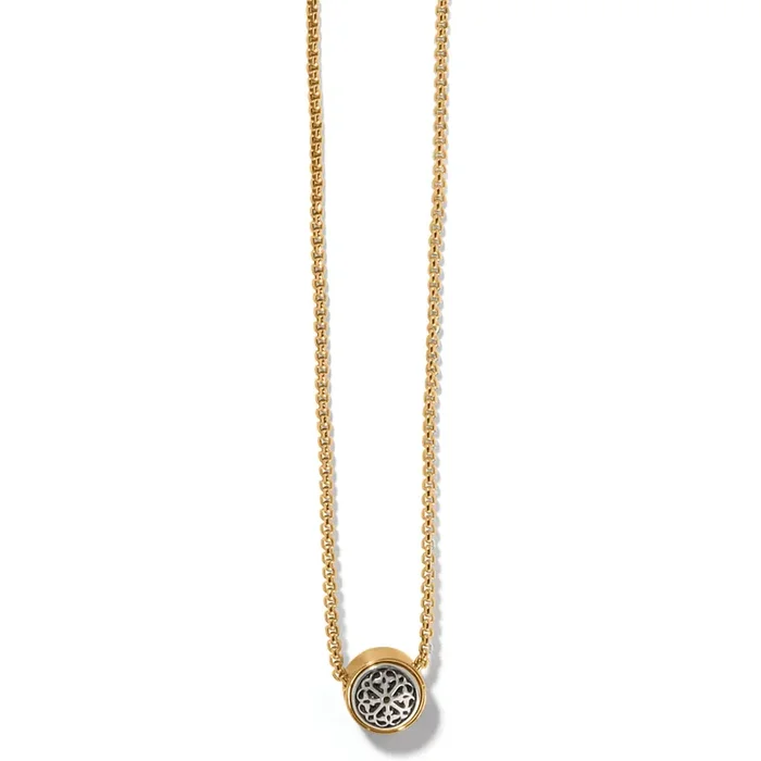 Brighton Ferrara Two Tone Luce Mini Necklace