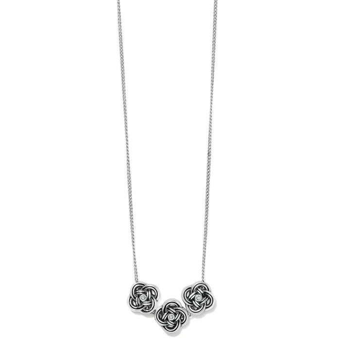 Brighton Interlok Trio Petite Necklace