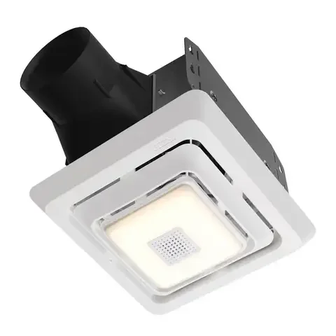 Broan-NuTone Roomside 70 CFM 2 Sones Bathroom Exhaust Fan with Bluetooth Speaker and Light