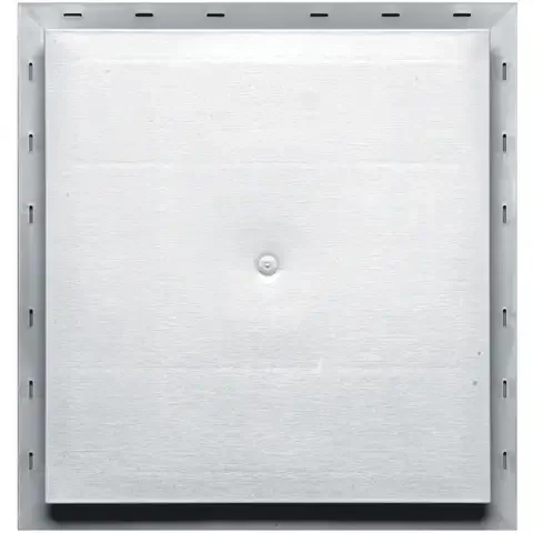 Builders Edge 2 in. H X 19 in. W X 18 in. L Prefinished White Vinyl Mounting Block