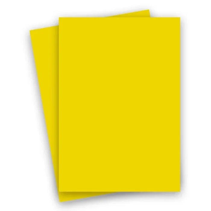 Burano Bright Yellow (51) Paper – 8.5×14, 24/60 Text, 90Gsm, 200 Pk
