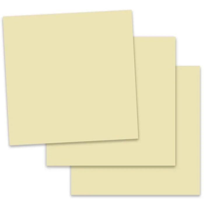 Burano Yellow (07) 12×12 Cardstock Paper – 92Lb Cover (250Gsm) – 50 Pk