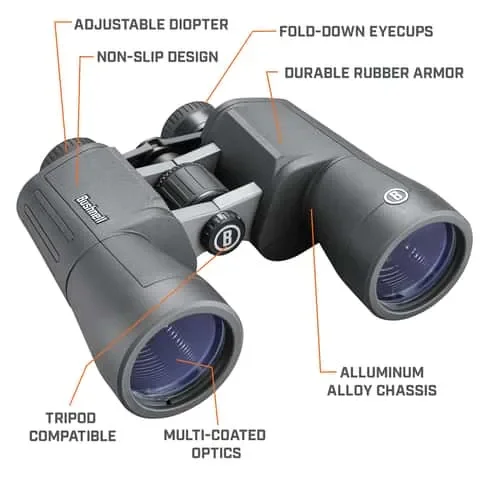 Bushnell PowerView 2 Manual Standard Binoculars 12×50 mm