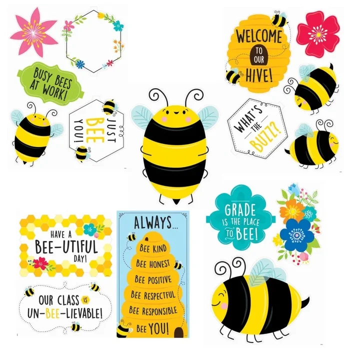 Busy Bees Bulletin Board Set – Create a Positive and Inclusive Classroom Environment