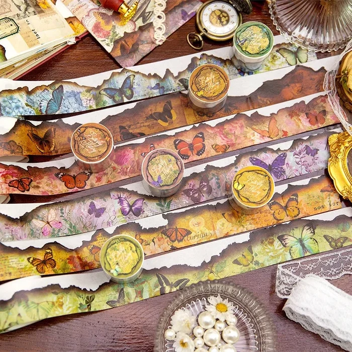 Butterfly Epic Collection Vintage Butterfly Plant Washi Tape