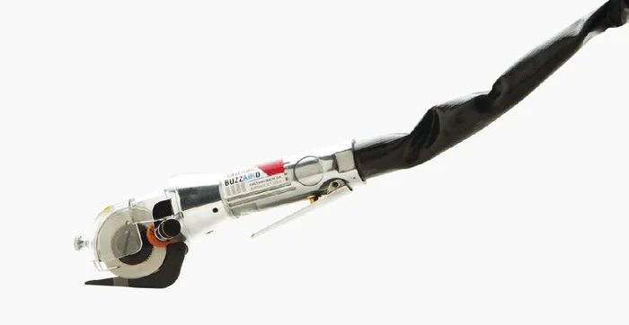 Buzzaird Pneumatic Shear – Rotary Shear – Eastman Machine