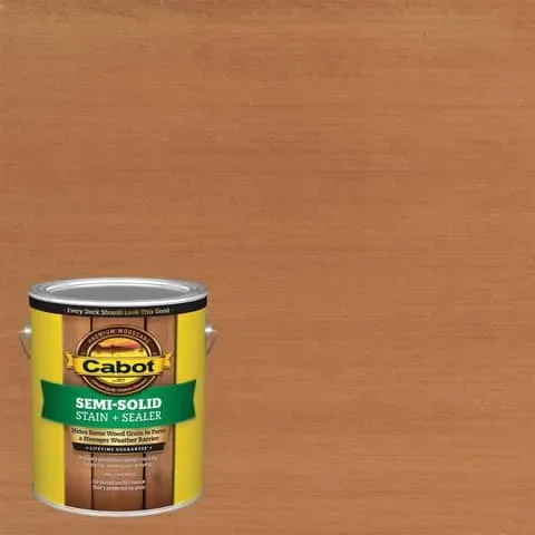 Cabot Semi-Solid Semi-Solid New Redwood Oil-Based Deck and Siding Stain 1 gal