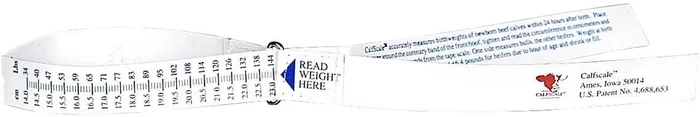Calfscale Birthweight Hoofometer Tape