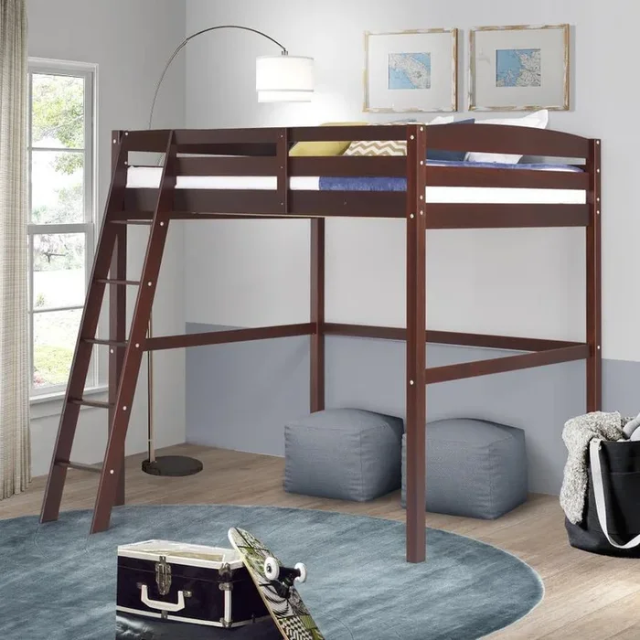 Camaflexi Concord Cappuccino Twin Loft Bunk Bed