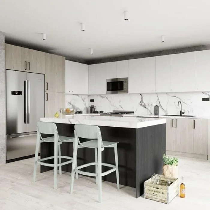 Cambridge 33-in W x 34.5-in H x 24-in D Carbon Marine Wood Engineered Wood Sink Base Stock Cabinet