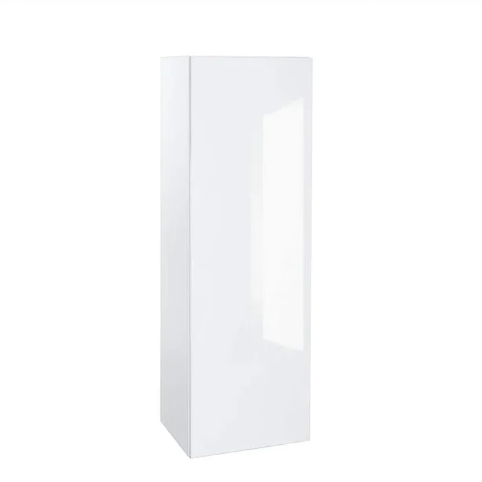 Cambridge Quick Assemble Modern Style, White Gloss 9 x 42 in. Wall Kitchen Cabinet (9 in. W x 12 D x 42 in. H)