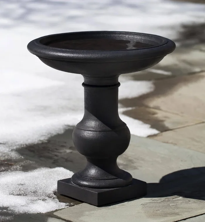 Campania International Cast Stone Balustrade Birdbath