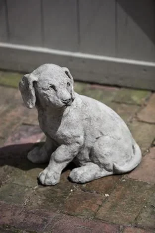 Campania International Cast Stone Lab Pup