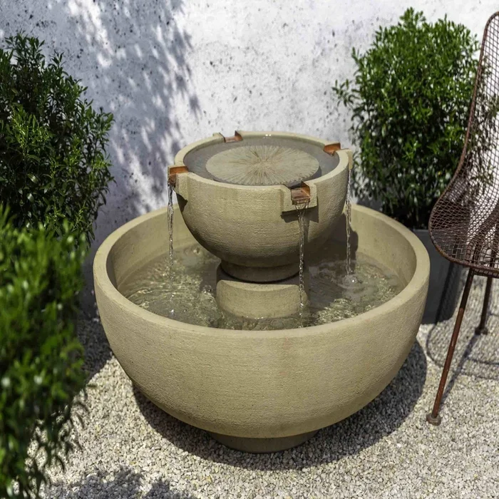 Campania International Cast Stone Small Del Rey Fountain
