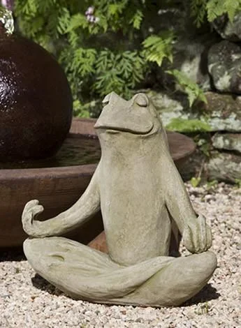 Campania International Cast Stone Totally Zen Frog