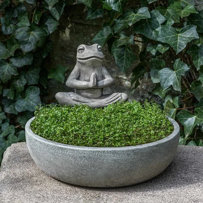 Campania Meditation Frog Planter