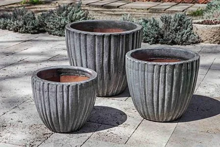 Campania Vieques Planter – Snow Monkey – Set of 3