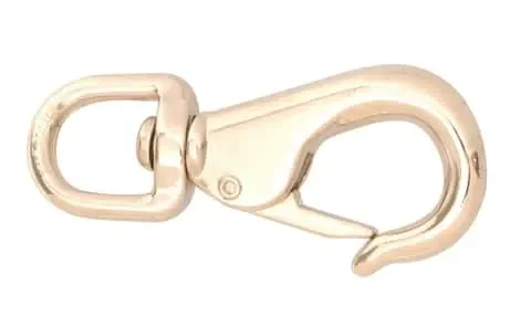 Campbell 1 in. D X 3-13/16 in. L Nickel-Plated Zinc Quick Snap 70 lb