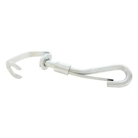 Campbell 5/16 in. D X 3-3/4 in. L Zinc-Plated Steel Open Eye Spring Snap 60 lb