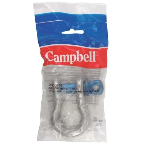 Campbell Galvanized Forged Steel Anchor Shackle 6500 lb