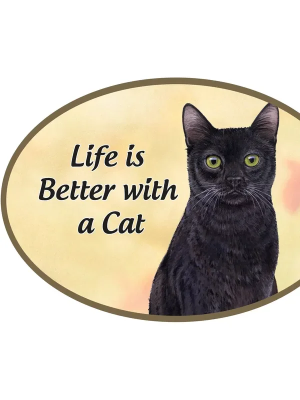 Car Magnet Black Cat 1002-5