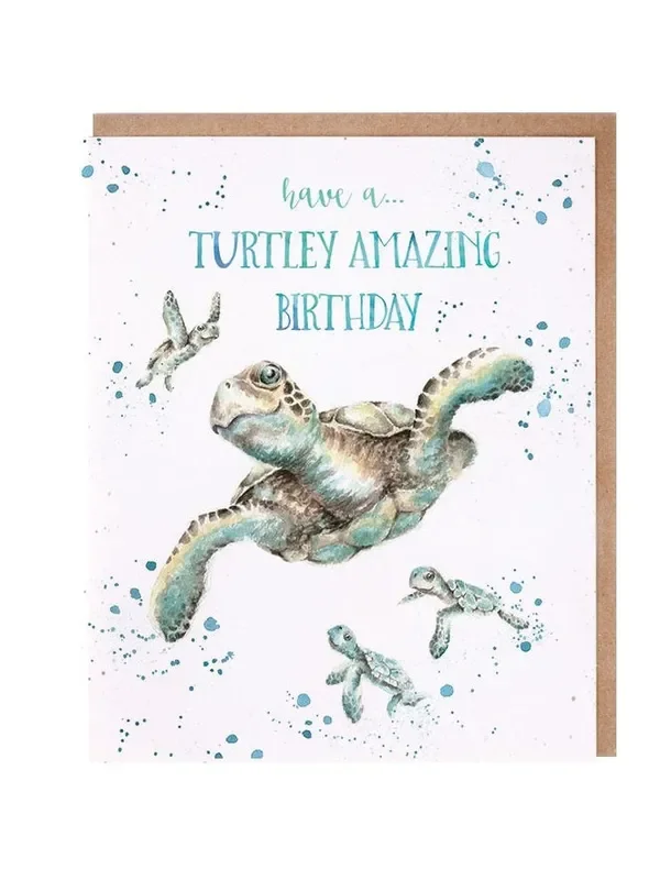 Card – AOC137 – Turtley Amazing Birthday – Turtles