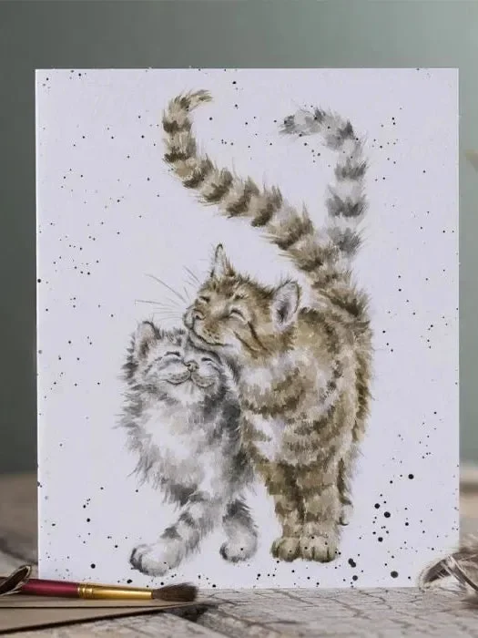 Card ACS162 Feline Good Cat Blank Inside