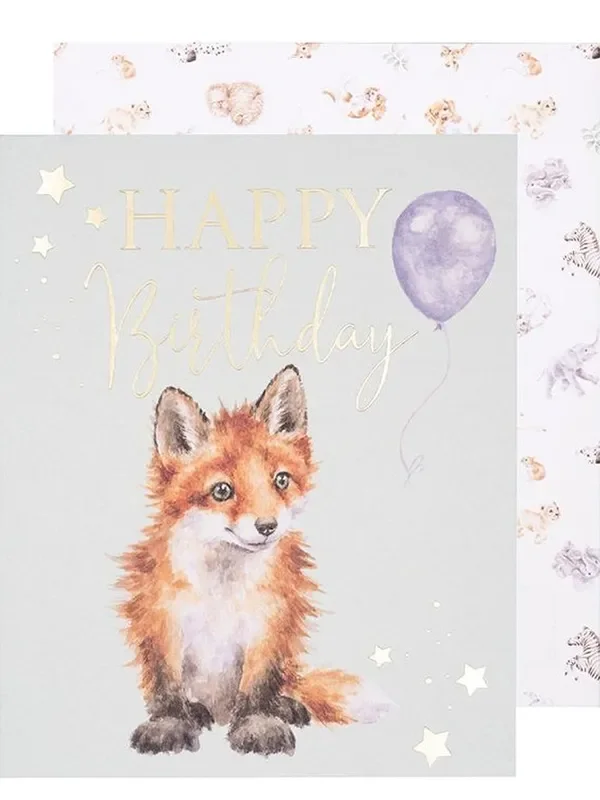 Card LTW-AOC010 Happy Birthday Fox