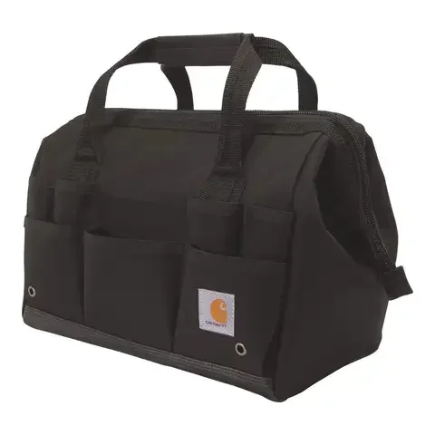 Carhartt Polyester Tool Bag 26 pocket Black 1 pc