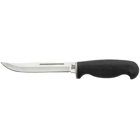 Case Black Stainless Steel 9 in. Utility Hunter Fixed Blade Knife and Sheath Set