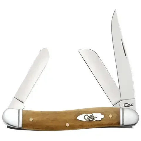 Case Brown Stainless Steel 4 in. Medium Stockman Knife