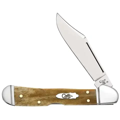 Case Brown Stainless Steel 4 in. Mini CopperLock Knife