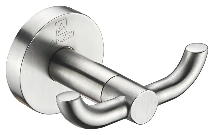 Caster Series Robe Hook in Brushed Nickel
