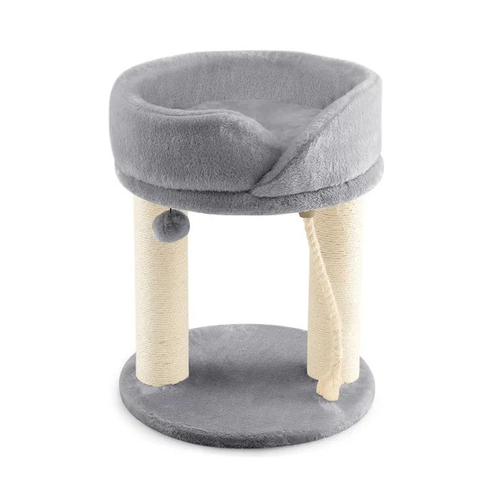 Cat Climbing Tree with Plush Perchs and Scratching Post