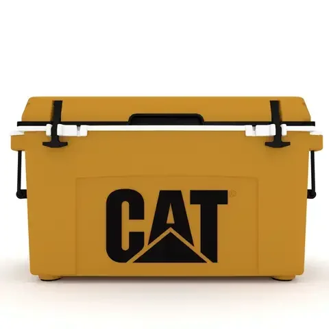 Cat Yellow 55 qt Cooler