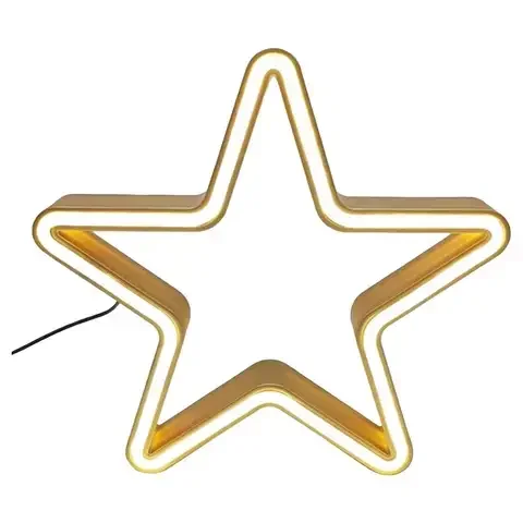 Celebrations LED Warm White Star Table Decor 9 in.