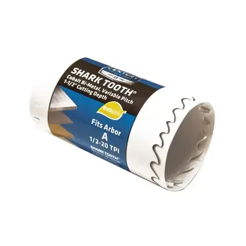 Century Drill & Tool Shark Tooth 1 in. Bi-Metal Variable Pitch 1-1/2 in. L Hole Saw
