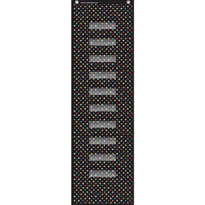 Chalkboard Brights 10 Pocket File Storage Pocket