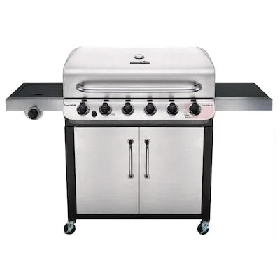 Char-Broil Performance Stainless 6-Burner Liquid Propane Gas Grill with 1 Side Burner
