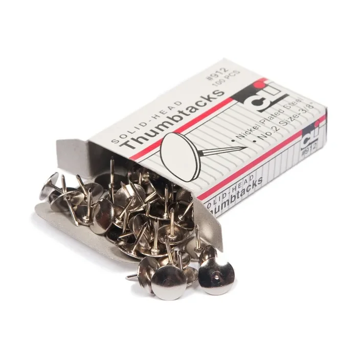 Charles Leonard Solid-Head Thumb Tacks