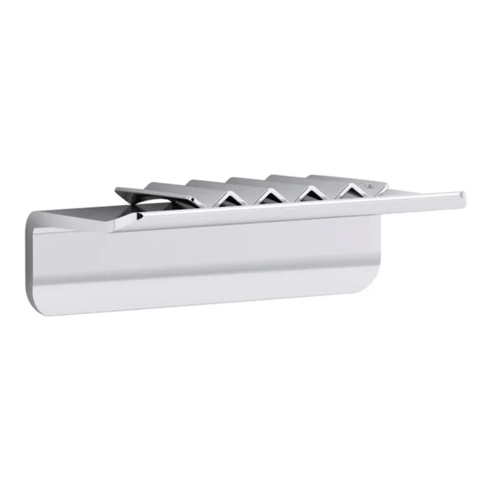 Choreograph 7 in. W Floating Shower Shelf in Bright Polished Silver