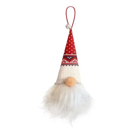 Christmas Gnome Multicolored Blank Ornament 5.5 in.