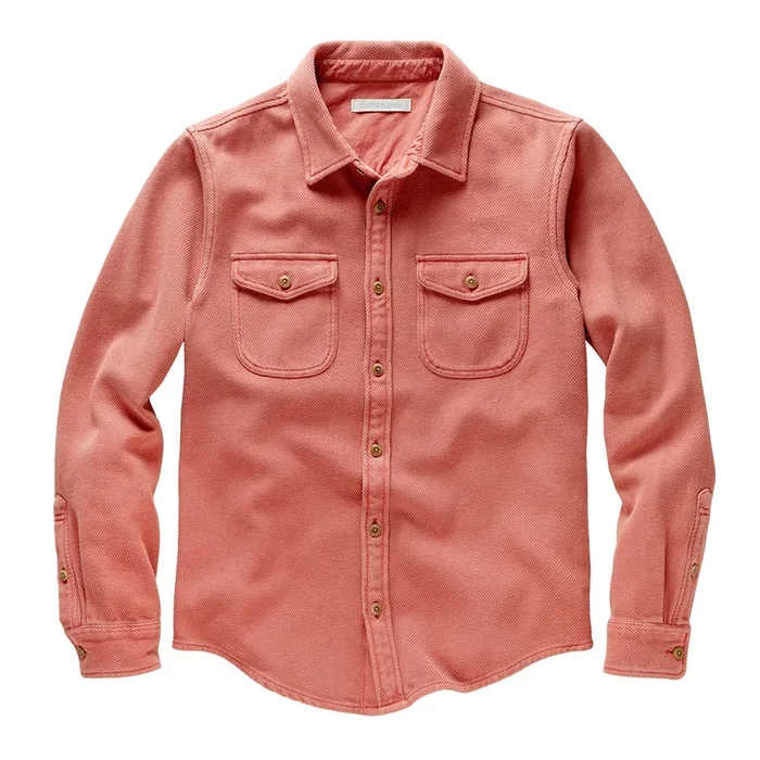 Chroma Blanket Shirt | Mineral Red