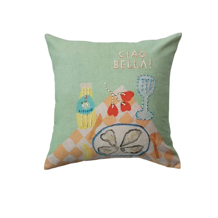 Ciao Bella Linen Pillow